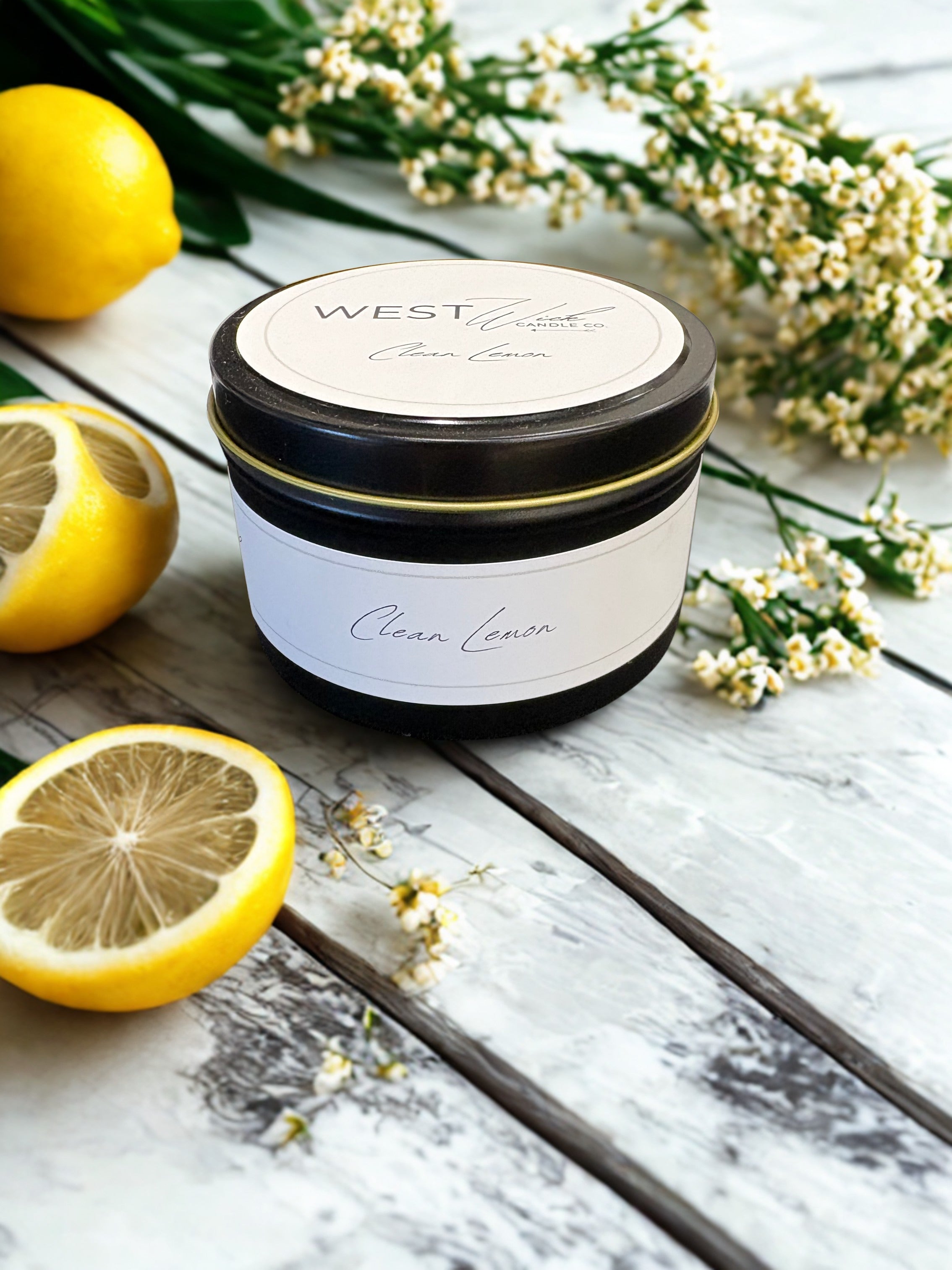 Clean Lemon | Black Luxe Candle