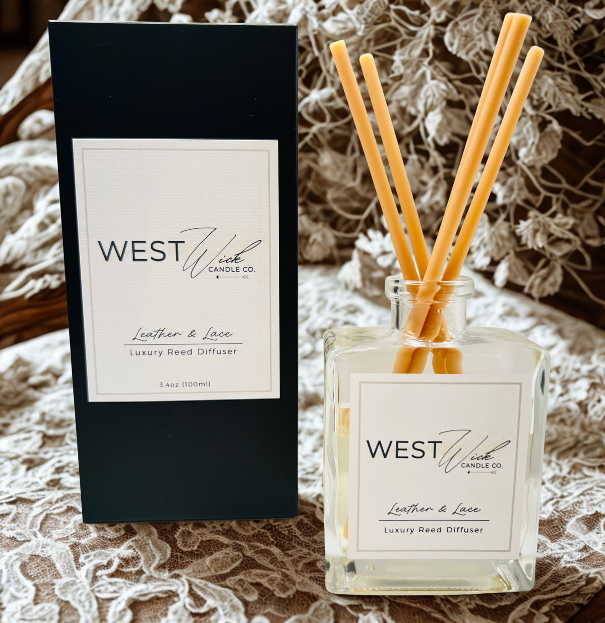 Leather & Lace | Reed Diffuser