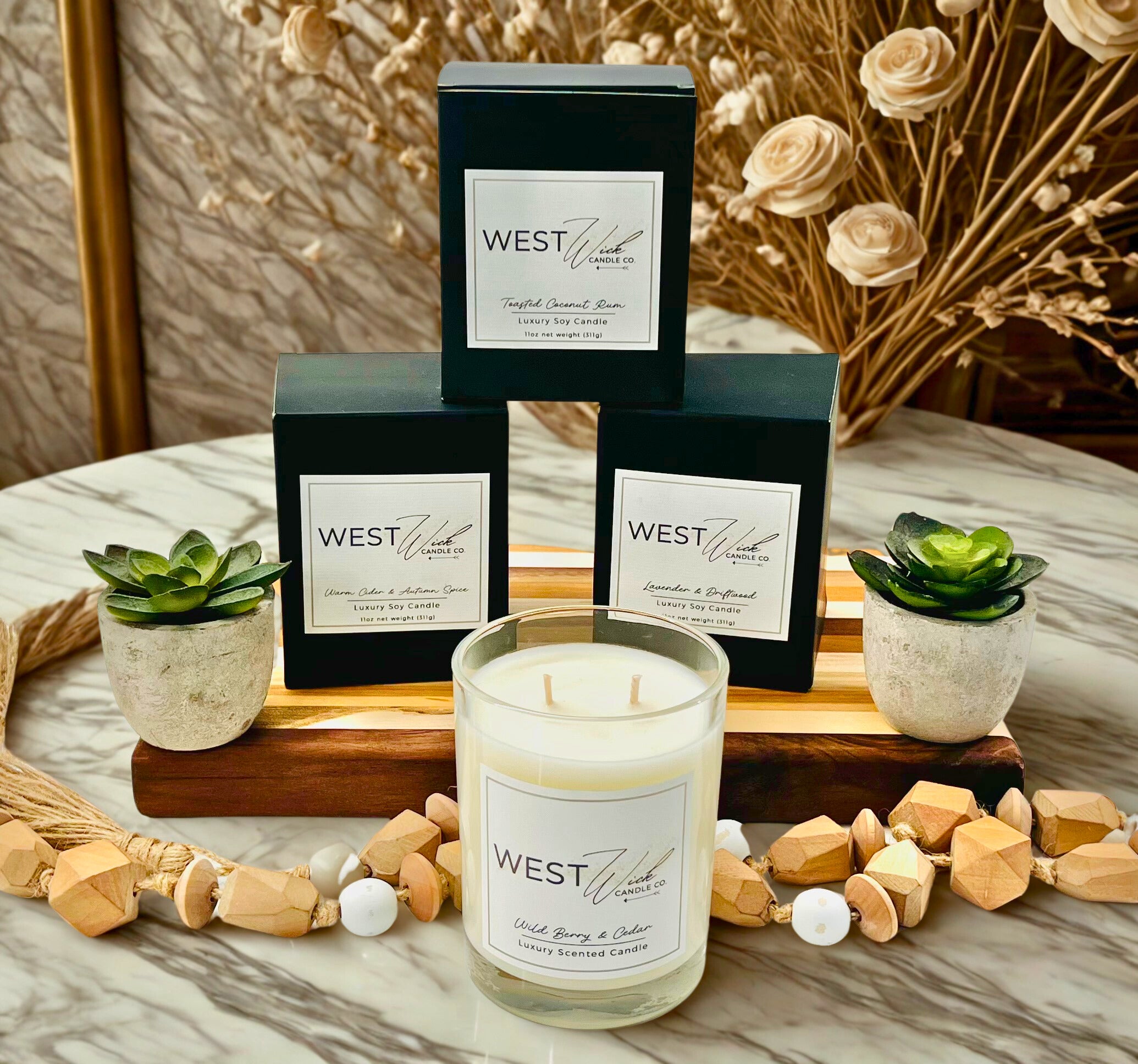 Lavender & Driftwood Candle