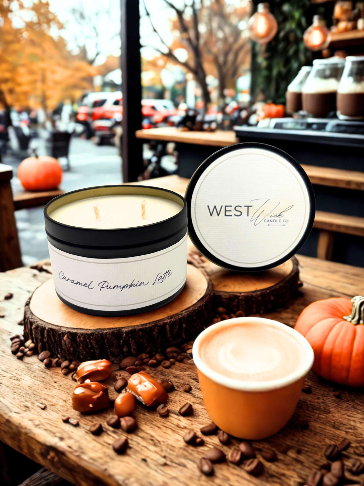 Caramel Pumpkin Latte | Black Luxe Candle