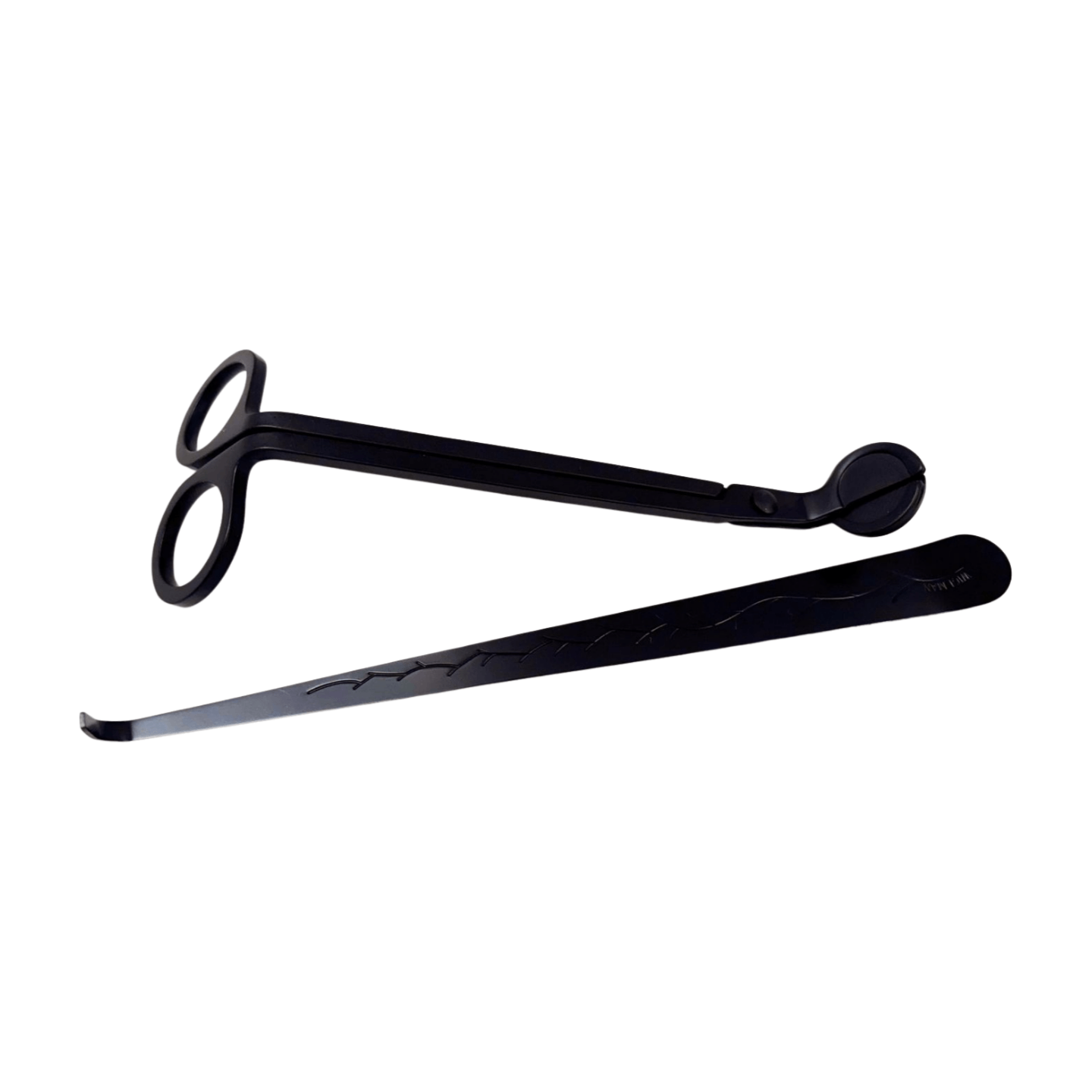 Matte black Wick Trimmers & Dipper