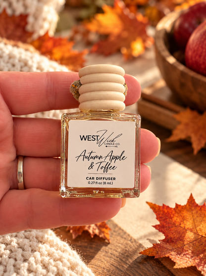 Autumn Apple &amp; Toffee | Car Hanging Reed Diffuser