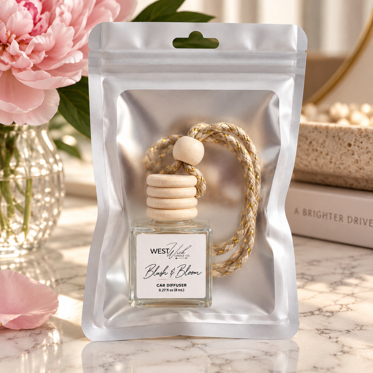 Blush &amp; Bloom | Car Hanging Reed Diffuser