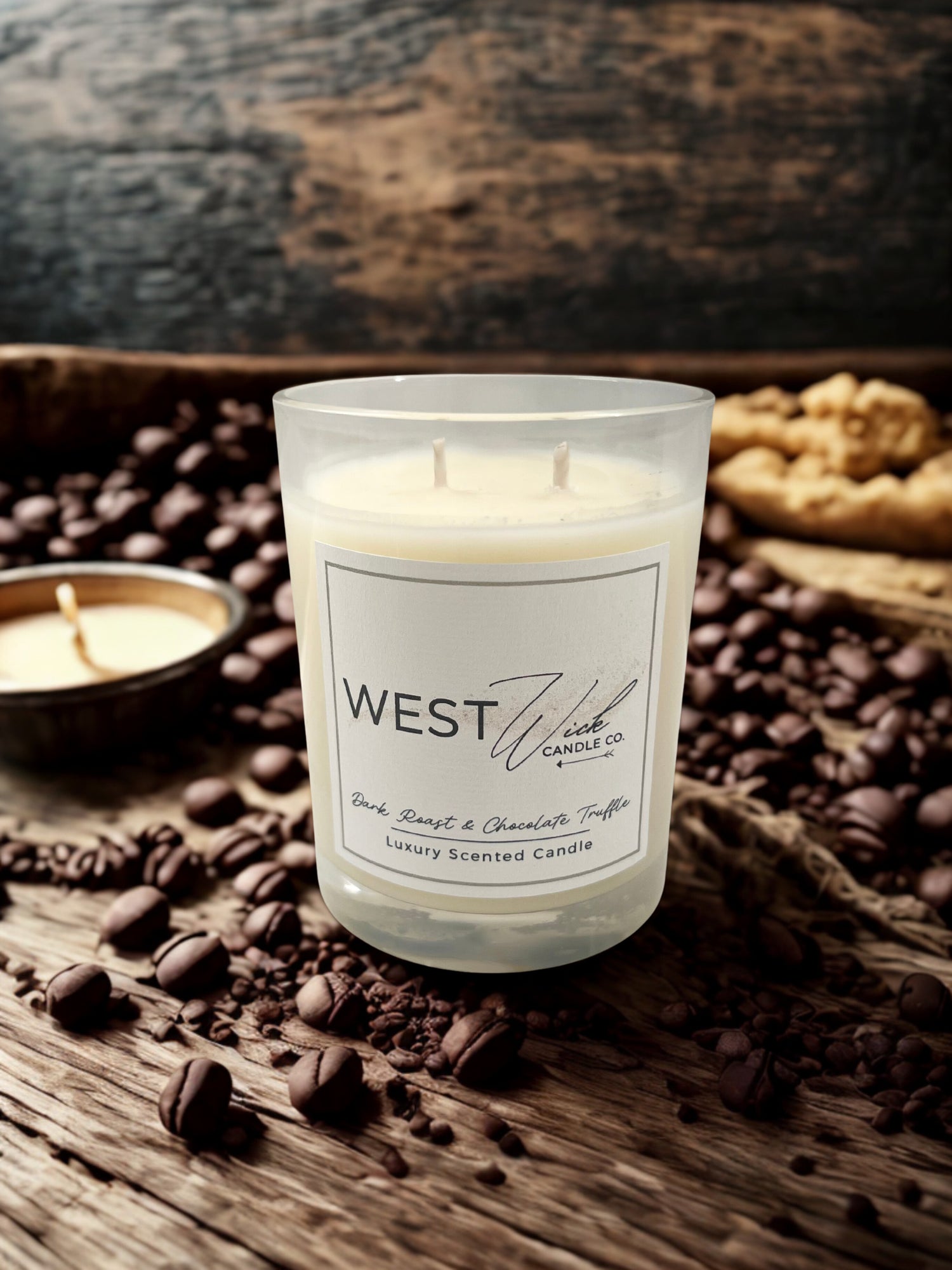 Dark Roast &amp; Chocolate Truffle Candle