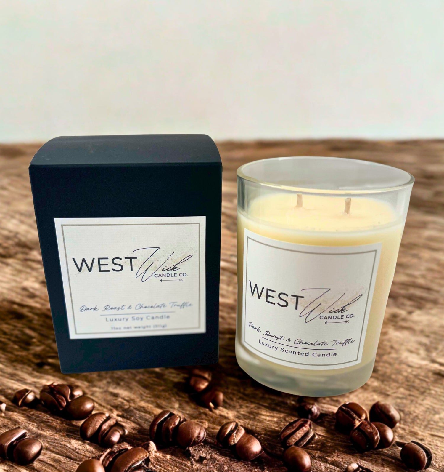 Dark Roast &amp; Chocolate Truffle Candle
