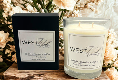 Golden Bamboo &amp; Citrus Candle