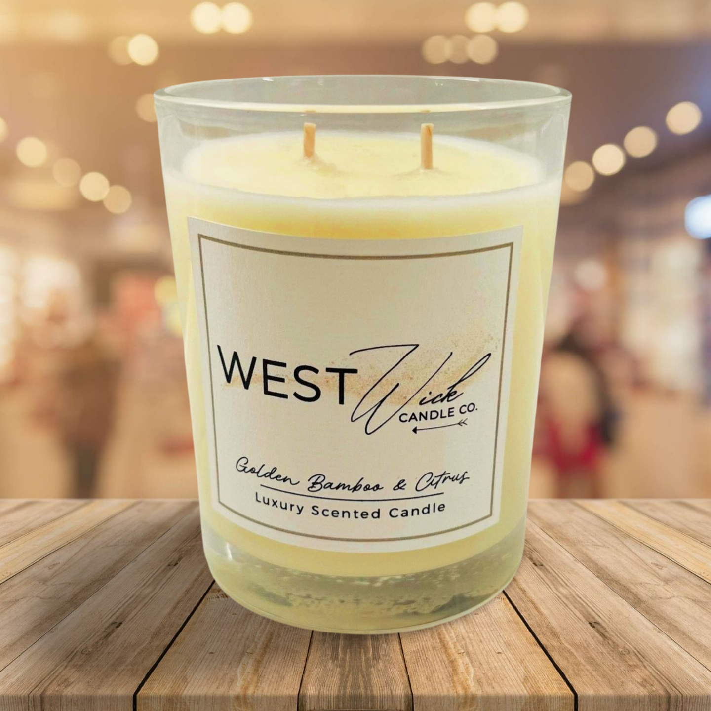 Golden Bamboo &amp; Citrus Candle