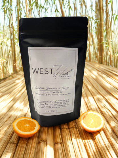 Golden Bamboo &amp; Citrus Wax Melts