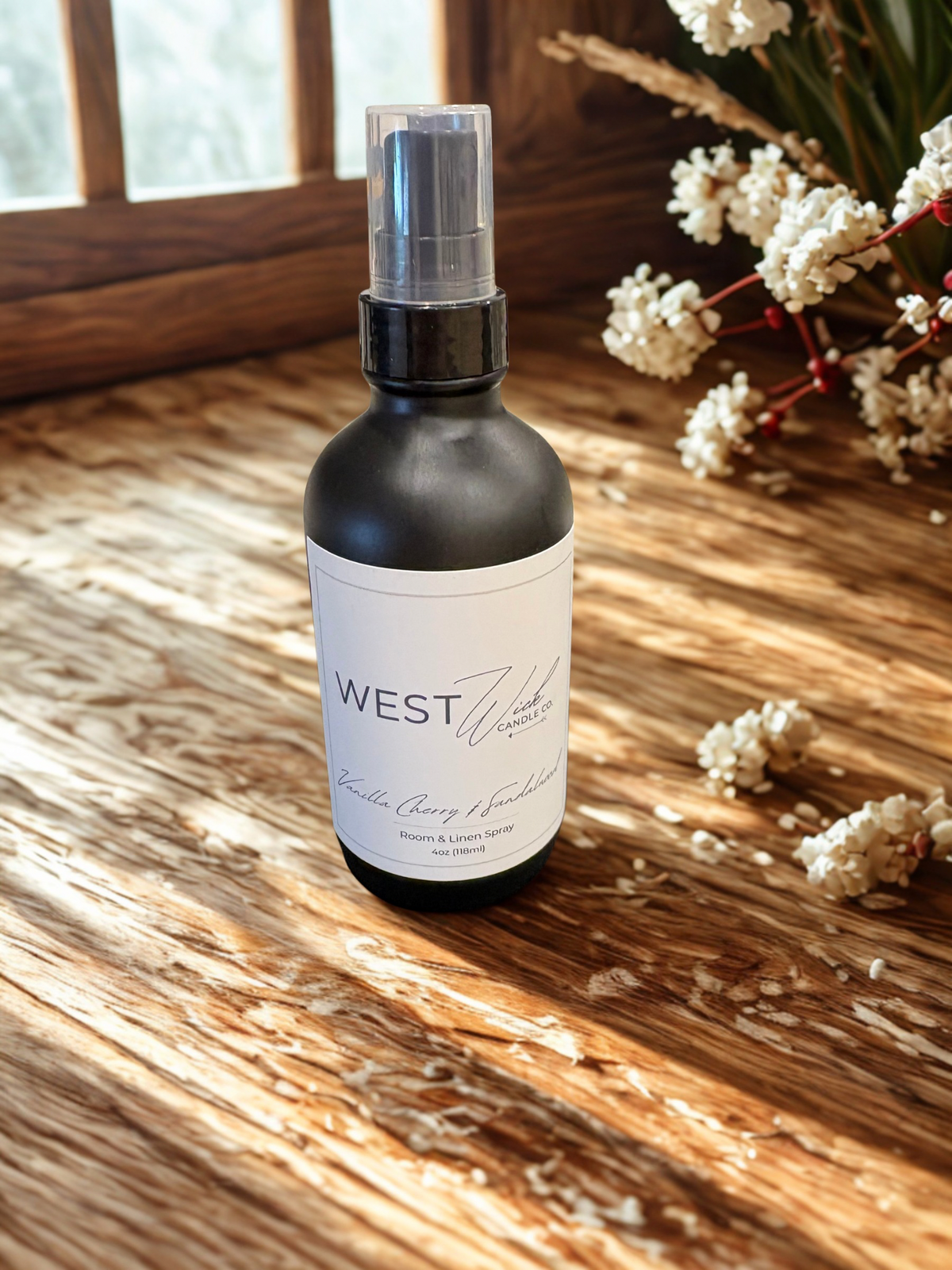Vanilla Cherry &amp; Sandalwood | 4 oz Room &amp; Linen Spray