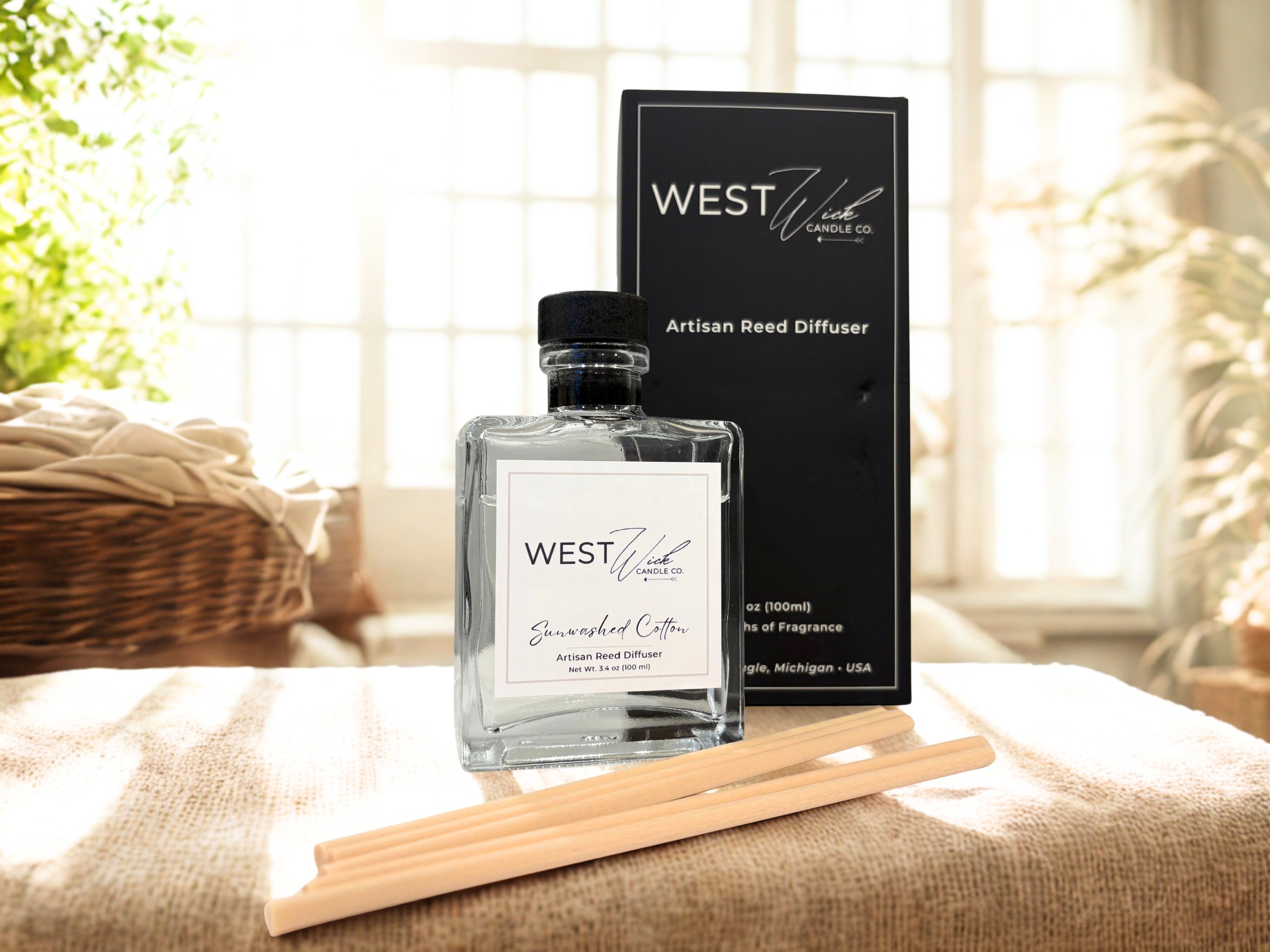 Sunwashed Cotton | Reed Diffuser