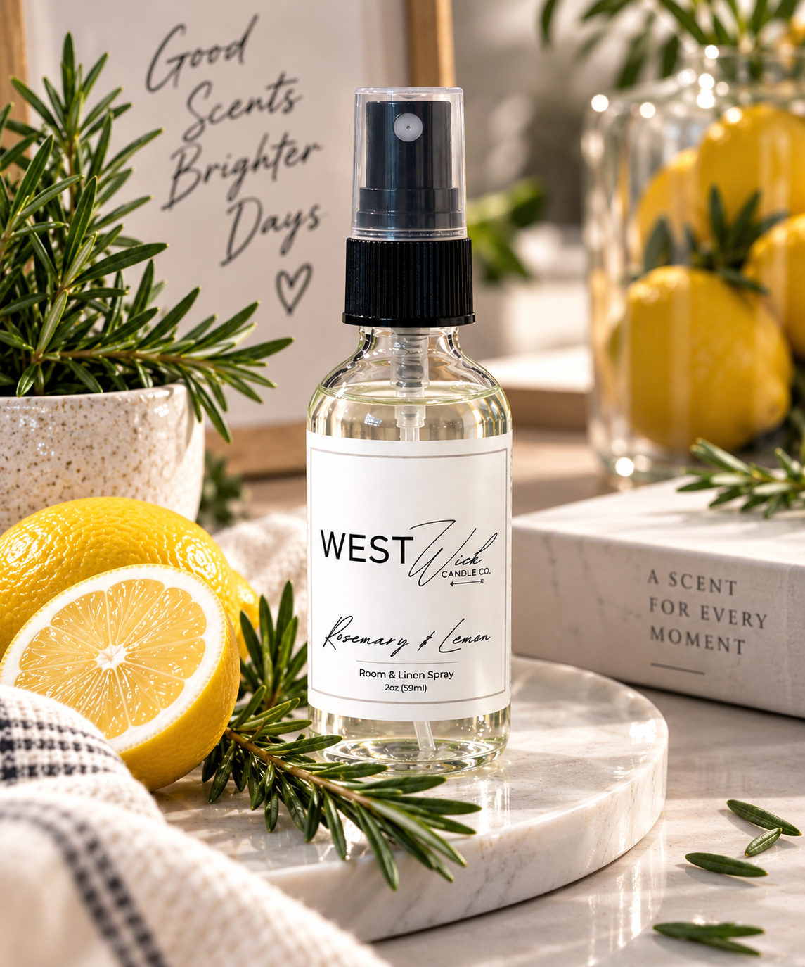 Rosemary &amp; Lemon | Room &amp; Linen Spray