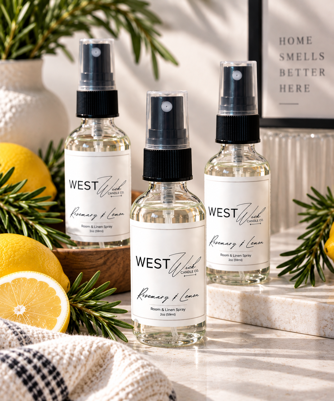 Rosemary &amp; Lemon | Room &amp; Linen Spray