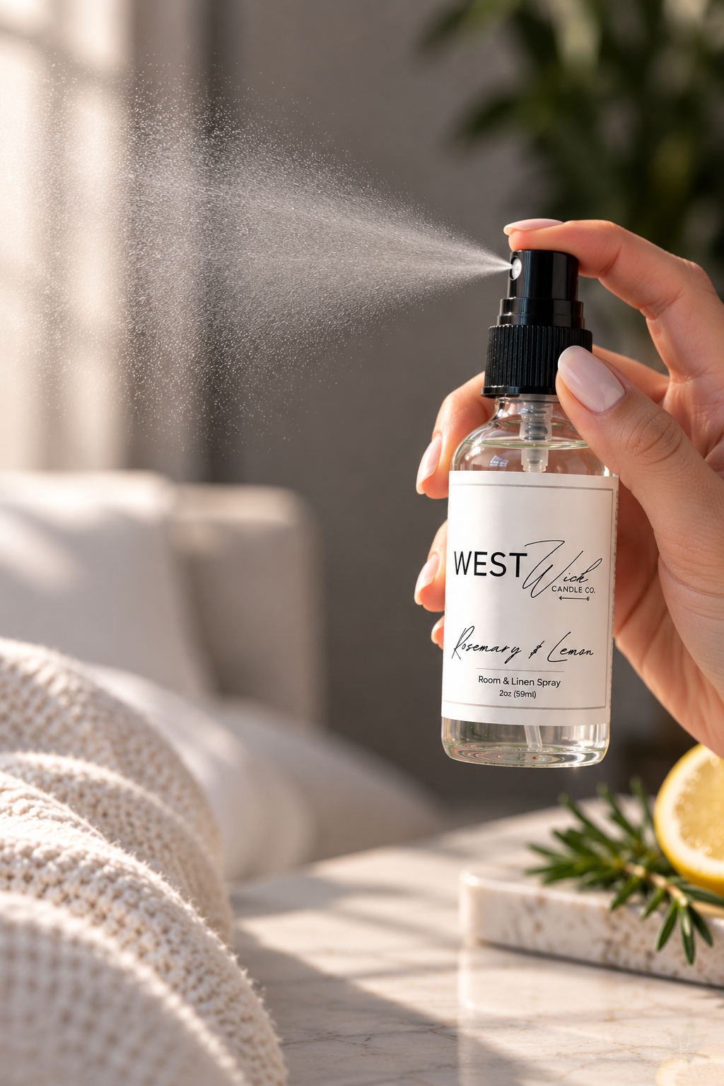 Rosemary &amp; Lemon | Room &amp; Linen Spray
