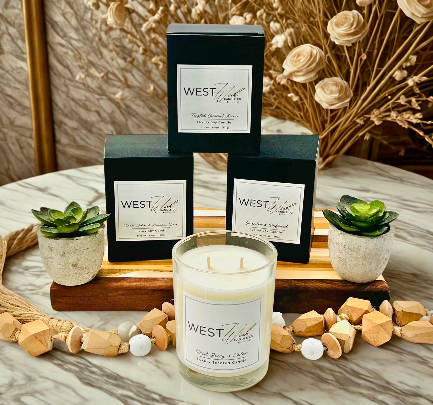 Warm Cider &amp; Autumn Spice Candle