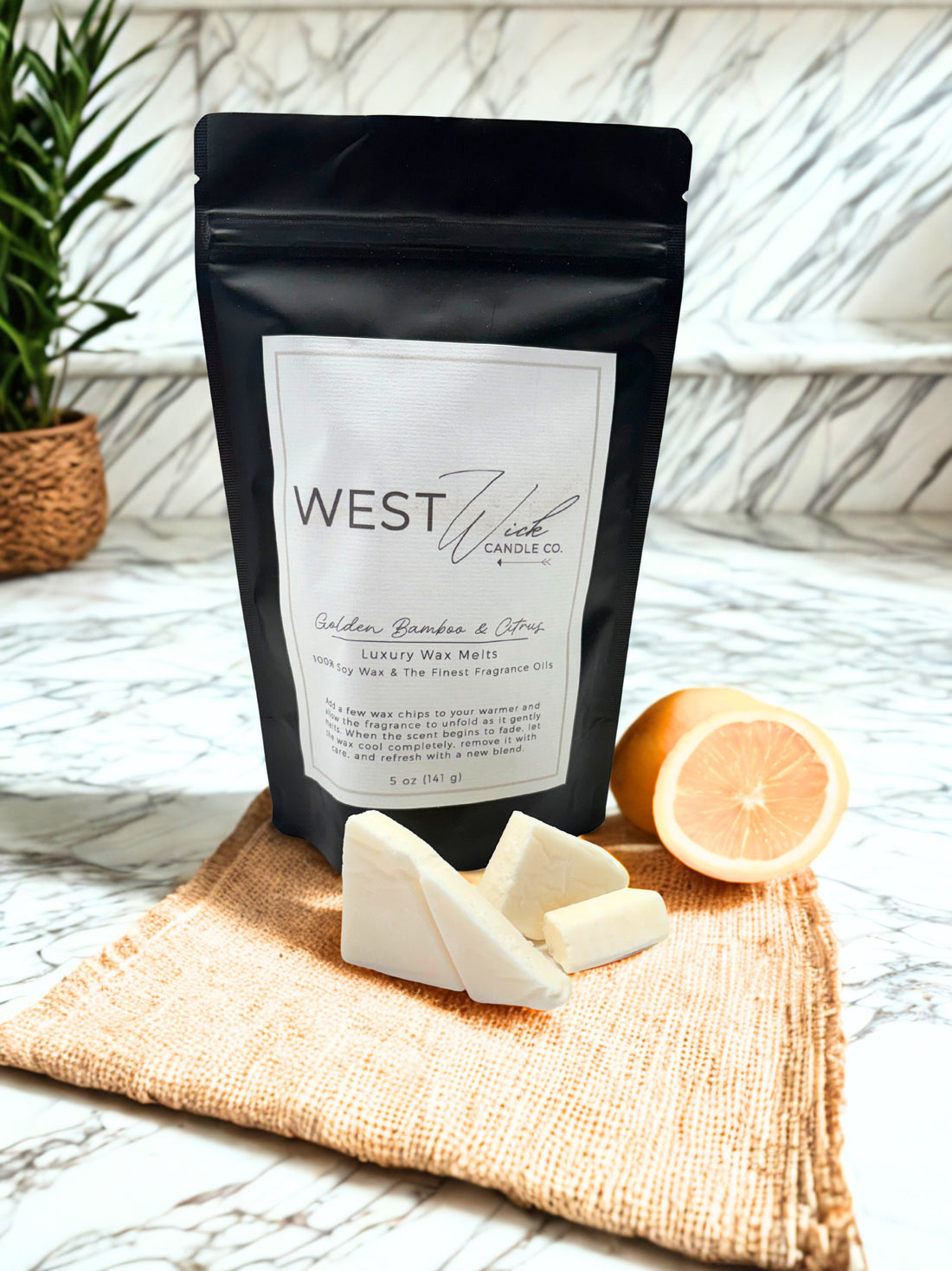 Golden Bamboo &amp; Citrus Wax Melts