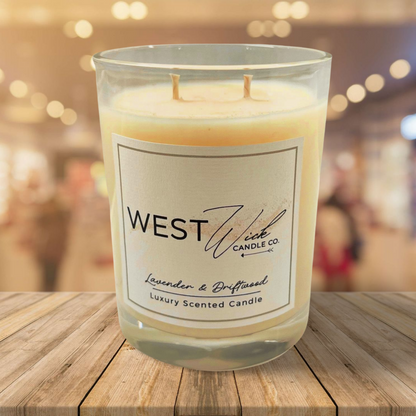 Lavender &amp; Driftwood Candle