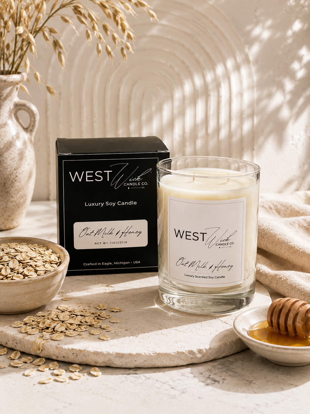 Oat Milk &amp; Honey | Signature Candle