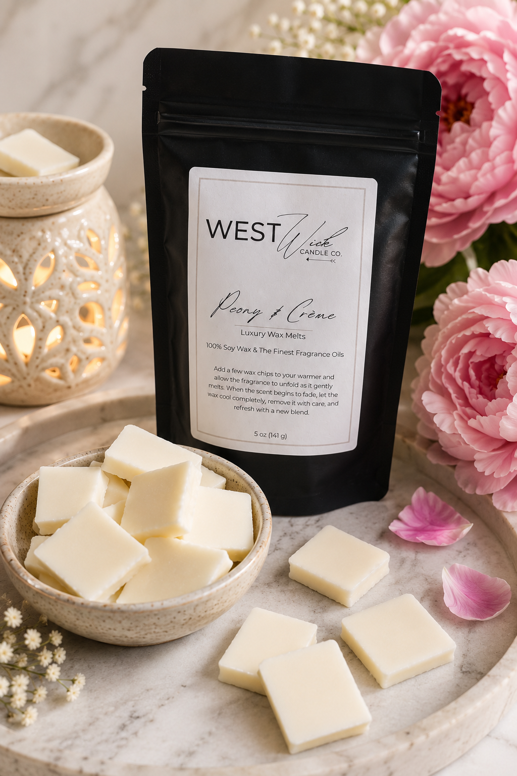 Peony &amp; Crème | Wax Melts