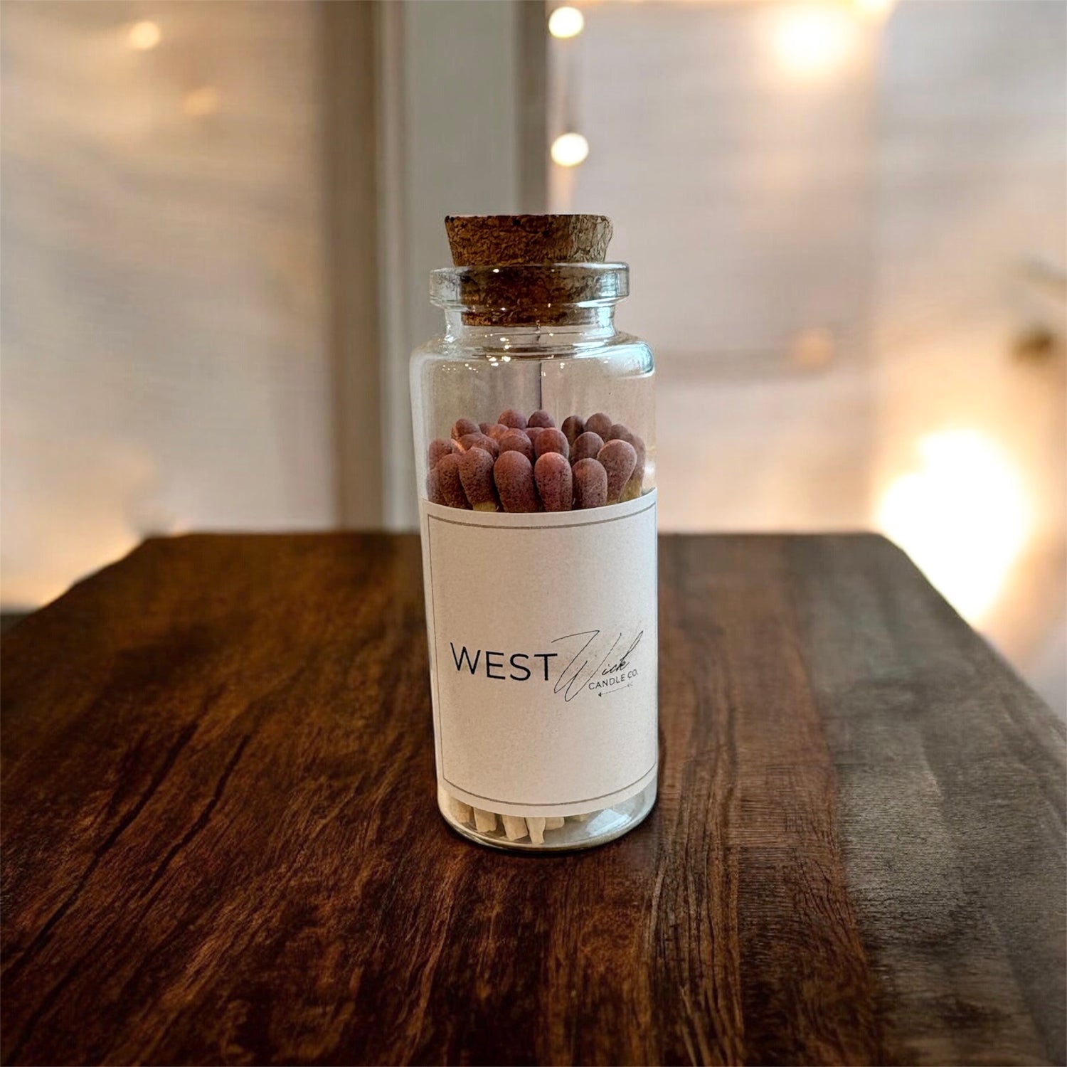 Dusty Rose Matches in Medium Corked Vial
