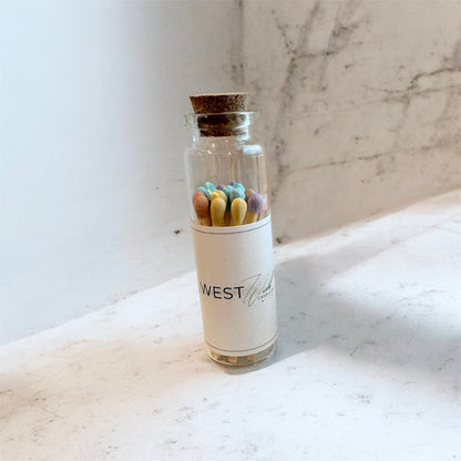 Pastel Mix Matches in Small Corked Vial