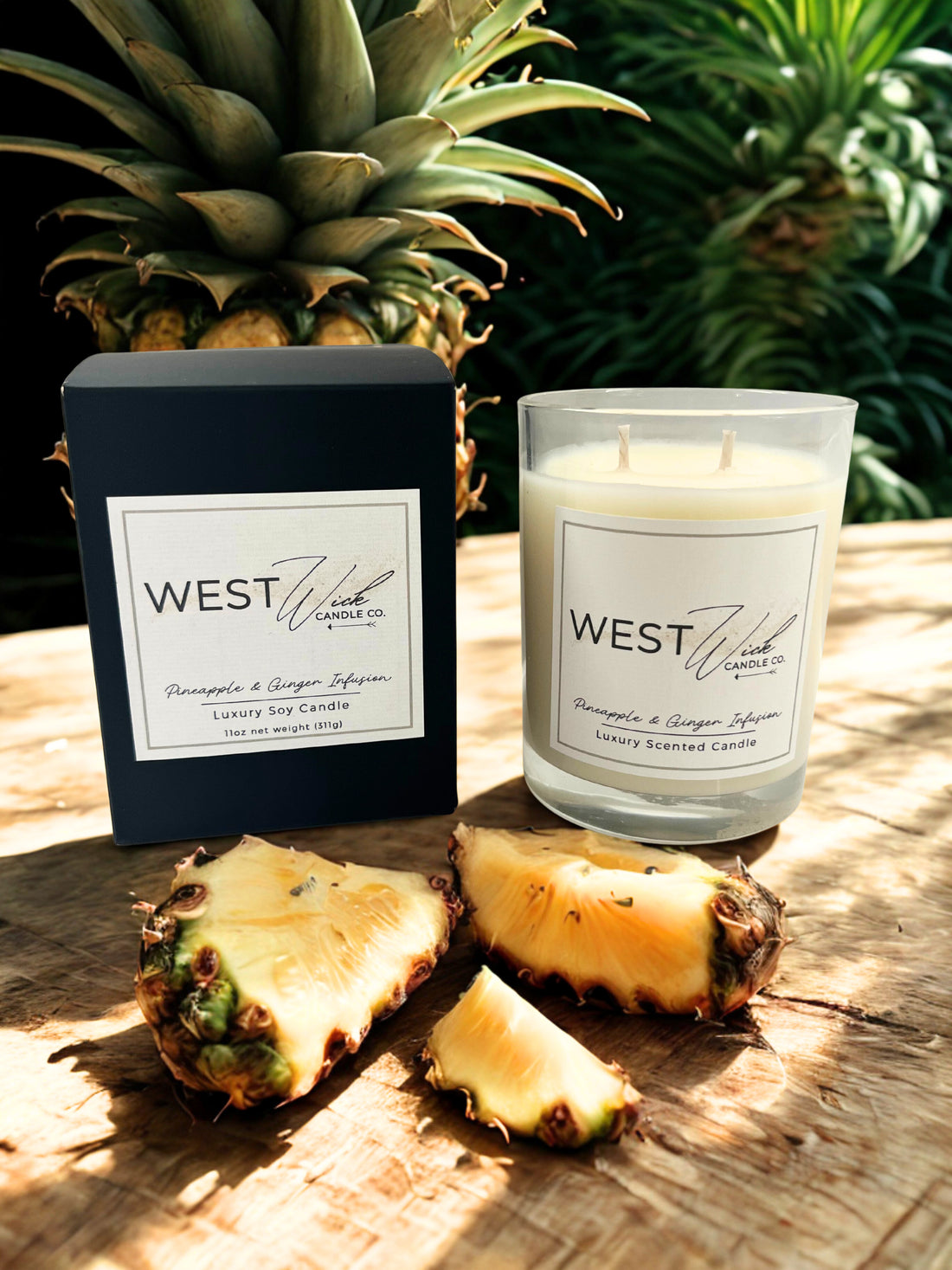 Pineapple &amp; Ginger Infusion Candle