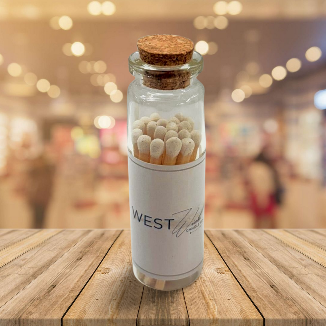 Small Vial of White Matches