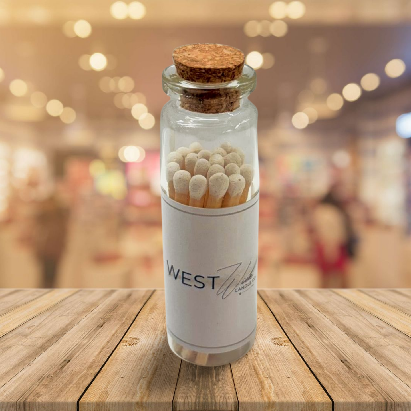Small Vial of White Matches