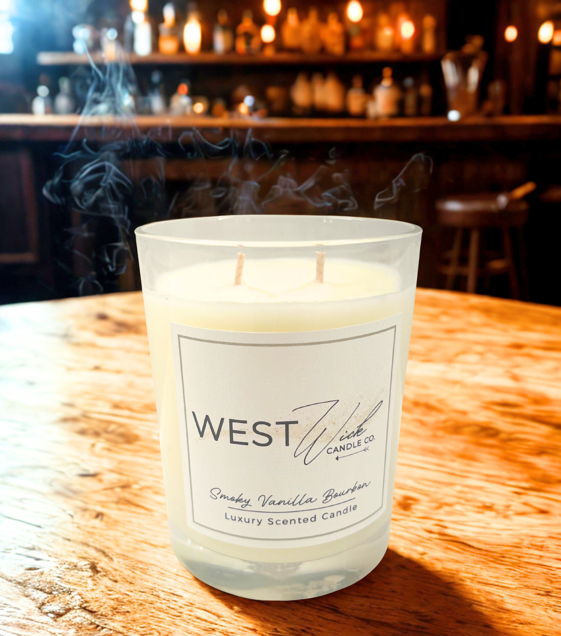 Smoky Vanilla Bourbon Candle
