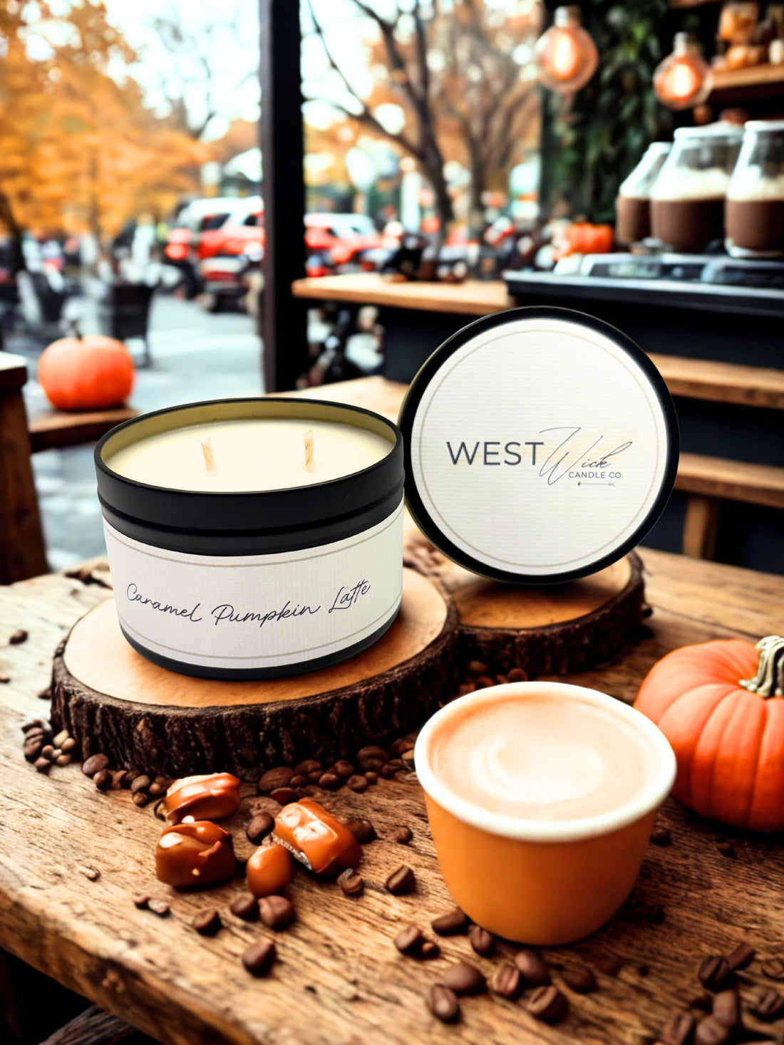 Caramel Pumpkin Latte -Black Luxe Candle