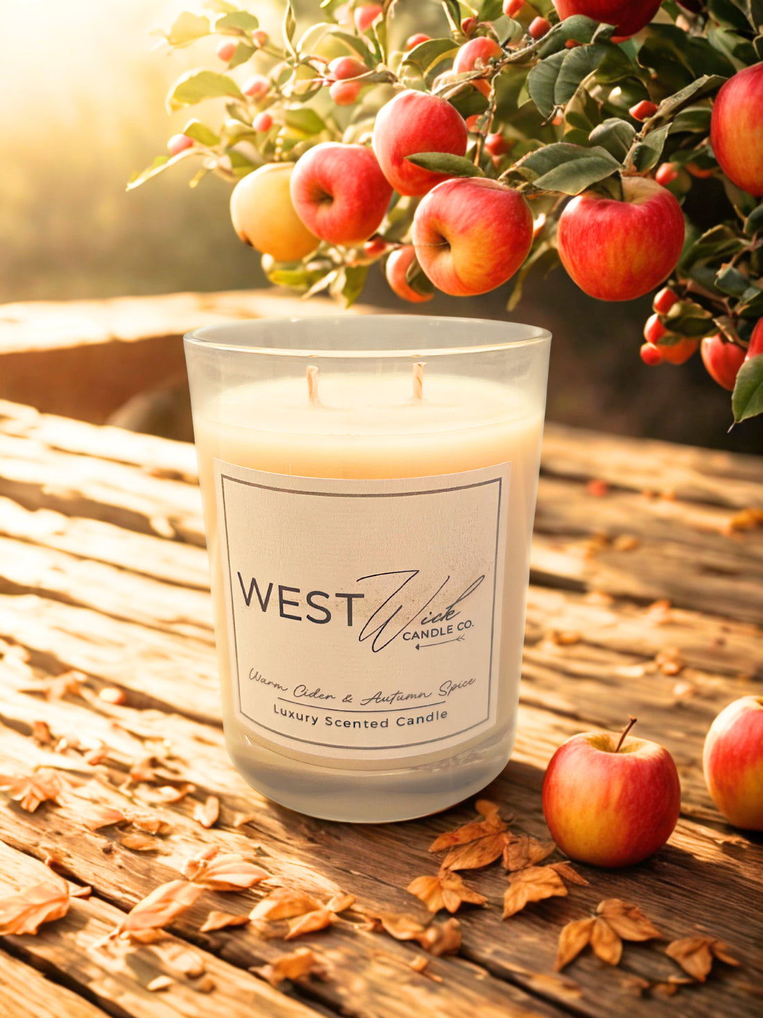 Warm Cider &amp; Autumn Spice Candle