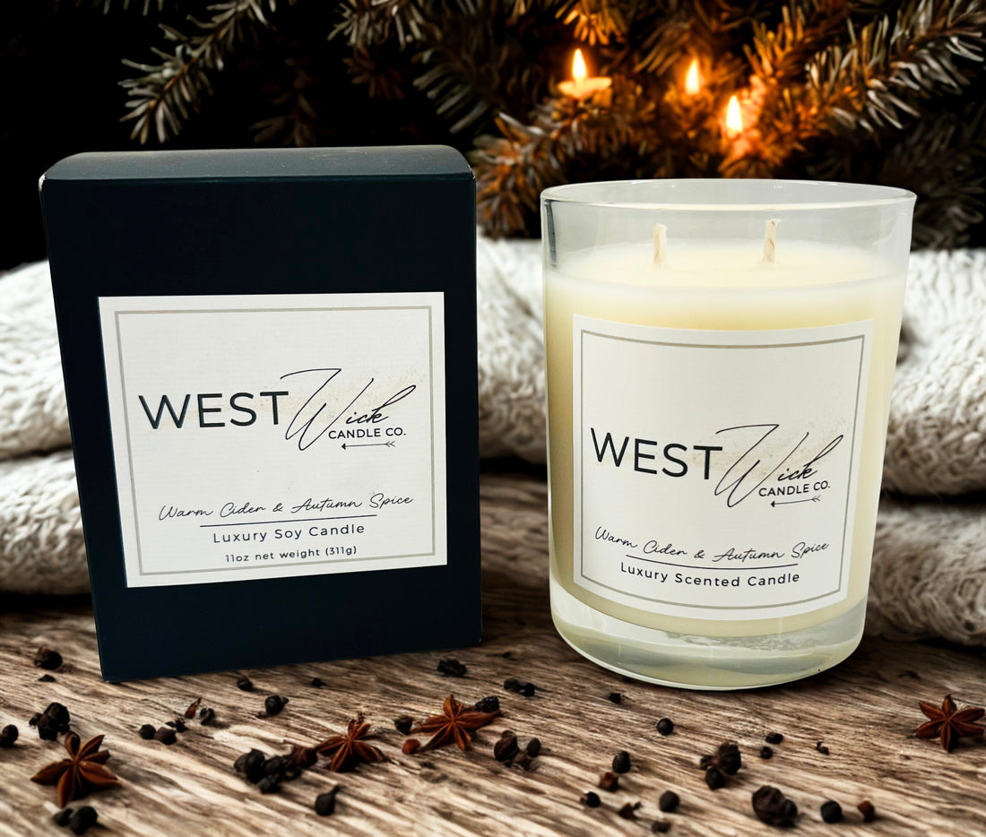 Warm Cider &amp; Autumn Spice Candle